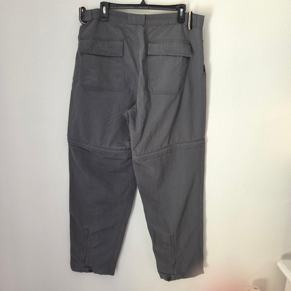 The North Face Mens Convertible Cargo Hiking Pants Gray Zip Off Size Large - Picture 3 of 15